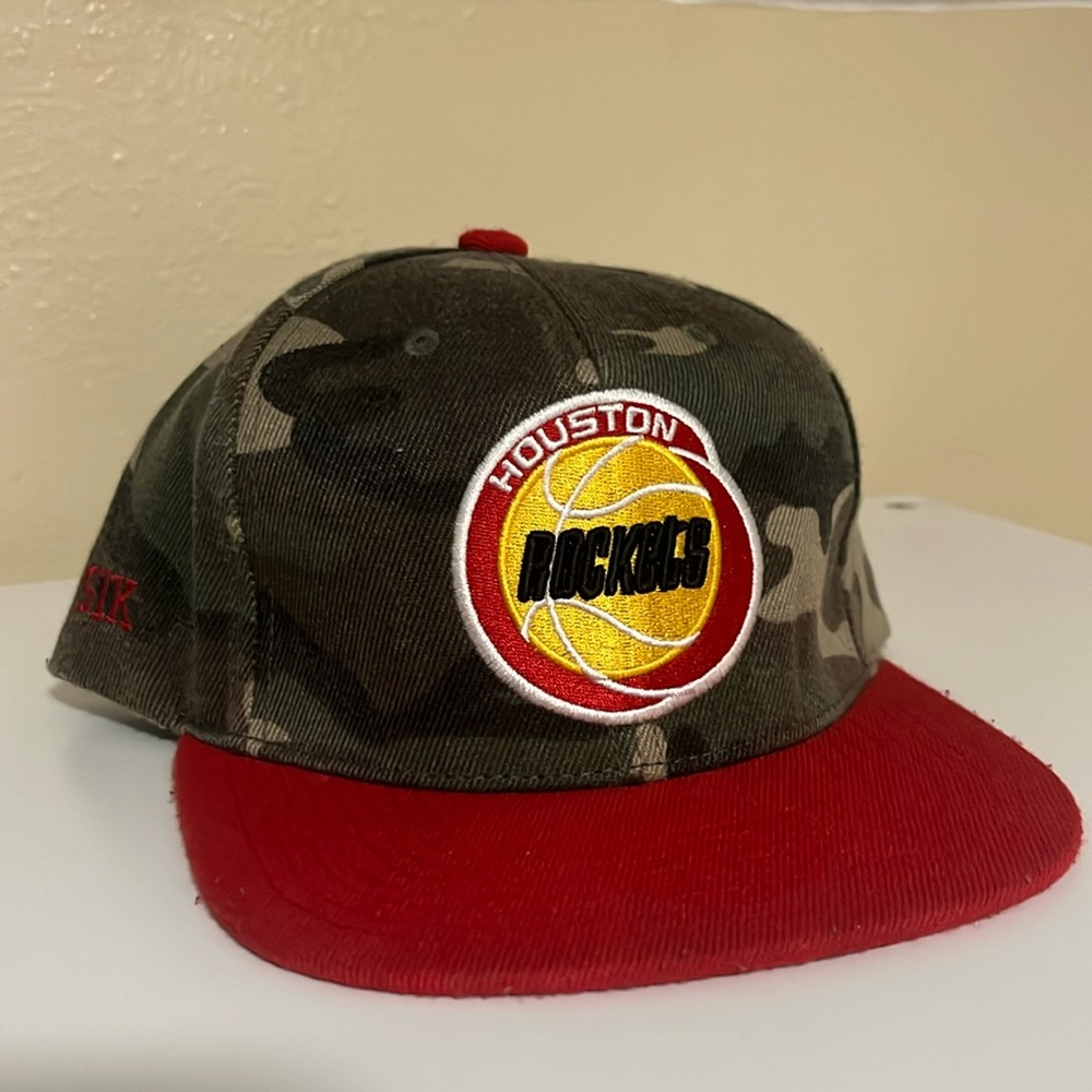 Rockets throwback Mitchell & Ness SIK SnapBack hat